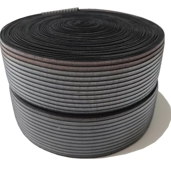 Quality Garment Metallic Webbing Transparent Fish Filament Elastic Band for sale