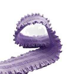 Quality Purple Knitted 5.5cm Lace Elastic Band 55mm Polyester Webbing Straps for sale