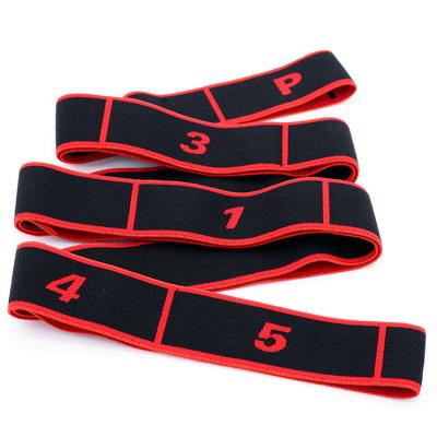 China 30cm 94cm Resistance Band Yoga Exercises Multi Loops Yoga Rubber Band for sale