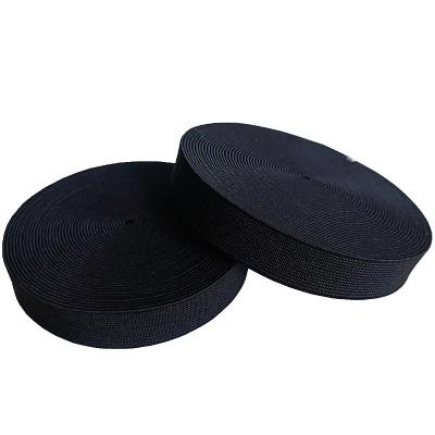 China Braided 1.8cm Polyester Elastic Webbing 18mm Fabric Elastic Band For Sewing for sale