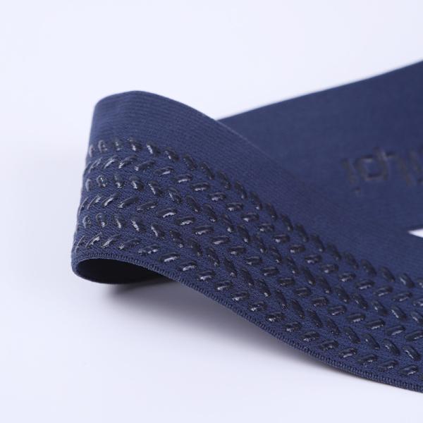 Quality 50mm Anti Slip Webbing Transparent Silicone Elastic Gripper Tape for sale