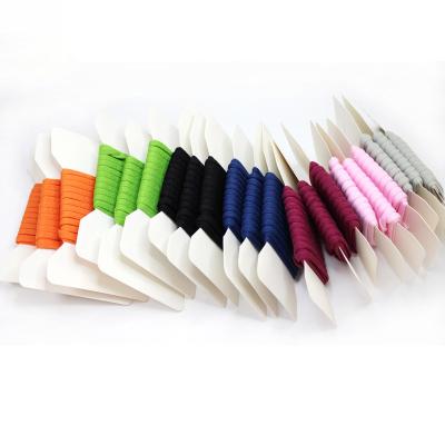 Chine Rose orange Tissu à tricots polyester à corde élastique boucle d'oreille pour l'artisanat de couture Masque à vendre