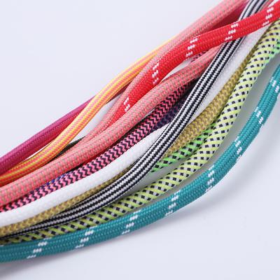 China Pink Blue Plastic Tip Custom Shoelace Custom Printed Shoe Laces for sale