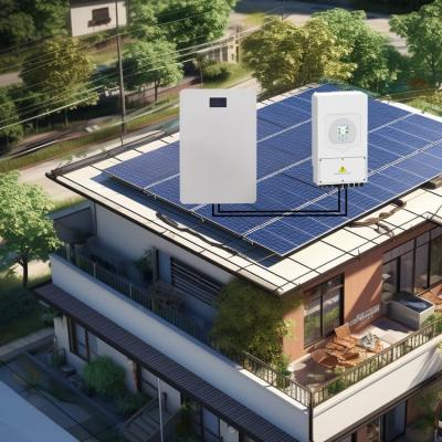 China 50Ah 2.56Kwh Home Solar Storage System , Wall Mounted Stackable Solar Batteries for sale