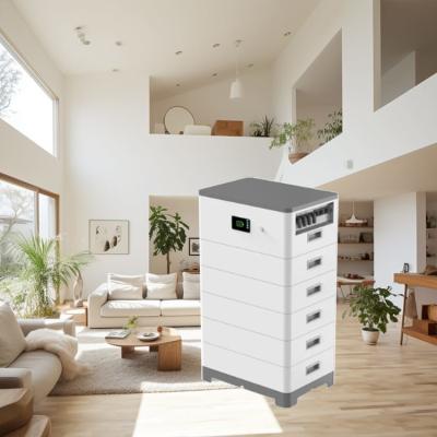 China Lithium LiFePO4 Home Energy Storage Battery 4 Modules 64S1P 10.24kwh Stackable for sale
