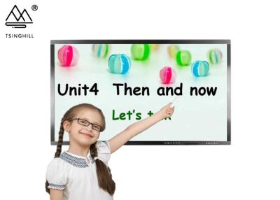 China Wall Mounted Education Interactive Whiteboard 100 Inch Touch Screen for sale