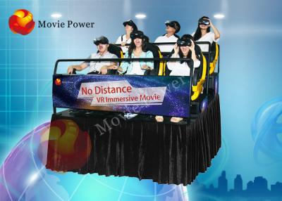 China Flexible Dynamic 6 Dof 1080P HD Motion 9D Simulator 9D VR Cinema for sale