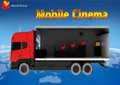 China High End Visual Experience 7D Mobile Movie Theater Truck Frightening Games for sale