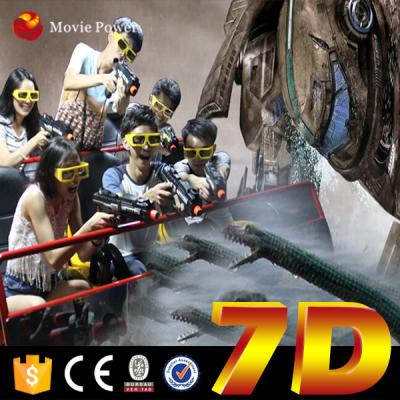 China SGS CE 7d Interactive Theater Seating Chairs Real Feelings Electric System for sale