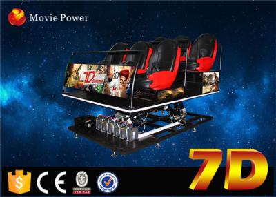China Accurated simulated motion ride 7d simulator with interactive game for Park for sale