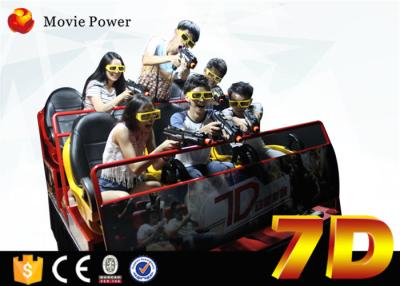 China Latest gun shooting game 7D Movie Theater with 14 spacial effects 7d cinema simulator for sale