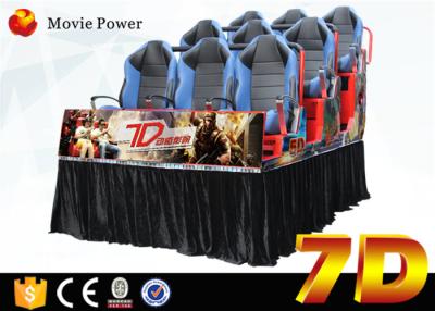 China Luxury fiber glasses chair 7d experience gun shooting simulator for sale