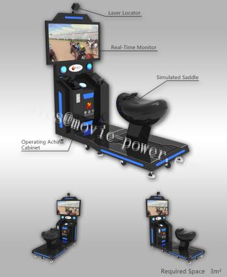 Chine jeux de tir d'arcade d'équitation de simulateur/cheval VR de la réalité virtuelle 1.5KW à vendre
