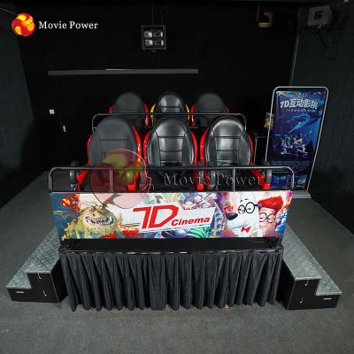 Chine Les produits de parc d'attractions lancent le cinéma interactif de la chaise 7D de conteneur de tours à vendre