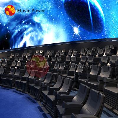Chine Mouvement dynamique Seat du dôme 4D de solution entière de cinéma de parc à thème à vendre