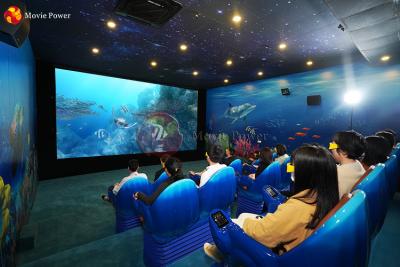 China 400㎡ Movie Power Dynamic Source Movie Cinema Chair Ocean Theme 4d 5d Cinema Theater Chair for sale