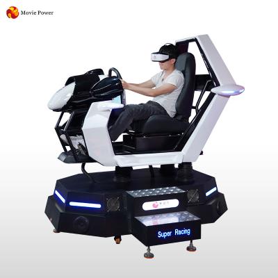 China Indoor Playground Car VR Racing 9D Simulator Electric Platform Car Racing Game Simulator for sale