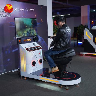 China El montar a caballo interactivo de 9D VR, cine 9D monta carrera de caballos de los niños de la máquina de juego de VR HTC Vive en venta