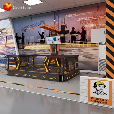China Virtual Motion Platform Construction Machines Simulator Safety Experience for sale