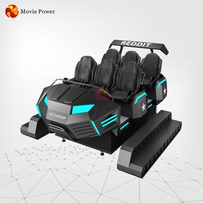 China Roller Coaster Amusement 6 Seaters 9D virtual reality game equipment for sale