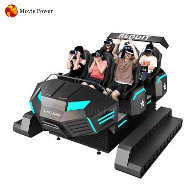 China Theme Park Immersive 9d Vr Game Machines 6 Seater Roller Coaster Cinema Simulator for sale
