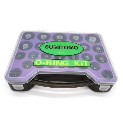China Rubber GIANT O Ring Kit Box , Seal Kit For Excavator Sumitomo 771PCS for sale