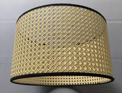 China PVC Inner Rattan Drum Lamp Shade for sale