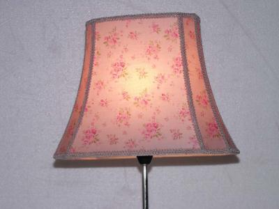 China TC Floral Rectangular Bell Lamp Shade for sale
