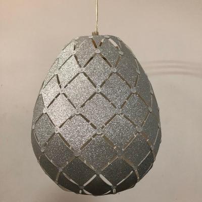 China Collapsible E27 Glitter Ball Bedside Lamp Shades Rhombus Pierced for sale