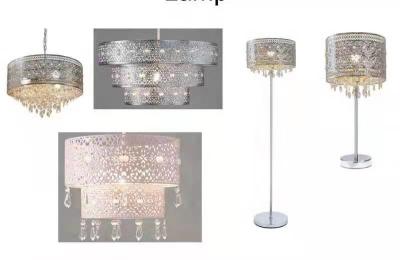 China La lámpara de mesa moderna simple de H200MM con el laser cortó la sombra del metal en venta