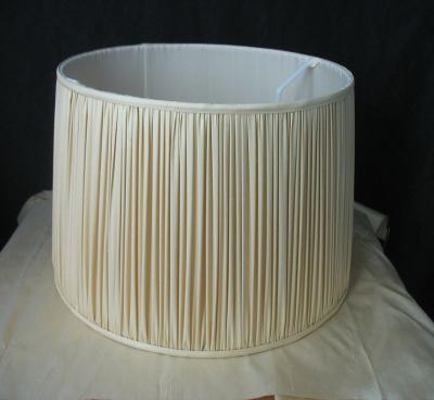 China Sombra plisada de alta calidad de la campana y del tambor para el piso y las lámparas de mesa en venta