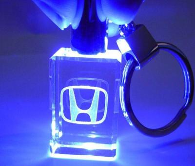China crystal LED keychain for sale