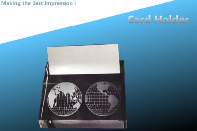 China crystal cube/card holder/crystal globe holder/crystal paperweight/globe award/nameplate à venda