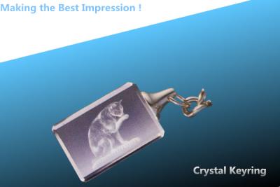 China crystal keychain/keychain/glass keyring for sale