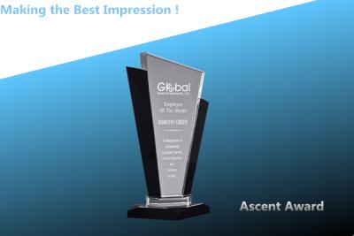 China ascent crystal award/crystal trophy/crystal trophies/acrylic award/acrylic trophy/souvenir for sale