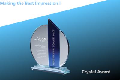 China atlantis ellipse crystal award/crystal trophy/acrylic award/acrylic trophy/souvenir award for sale