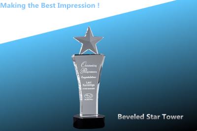 China beveled crystal star award/crystal star trophy/acrylic star award/top star trophy/star for sale