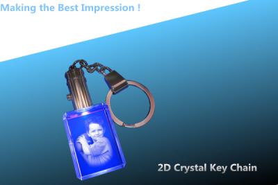 China LED key chain/3d crystal key ring/crystal LED keyring/LED keychain/2d laser key chain for sale
