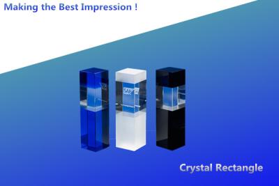 China crystal 2d blocks/crystal 3d blocks/blank crystal rectangle awards/acrylic rectangle award for sale