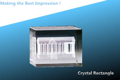 China 3d image crystal blocks/crystal 3d blocks/blank crystal rectangle/3d engraving crystals for sale
