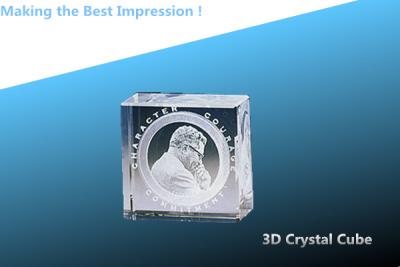 China 3D Crystal Cube/3d laser crystal rectangle/crystal 3d rectangle/blank crystal rectangles for sale