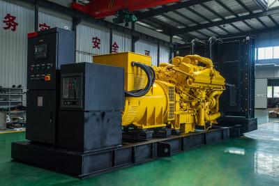 China Conjuntos de generadores de gas de 800-1500 kW para industrias de alto rendimiento en venta