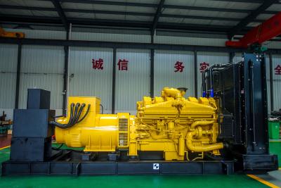 중국 대규모 프로젝트를 위한 800KW-1500KW의 전력 출력으로 천연가스 연료 발전기 판매용