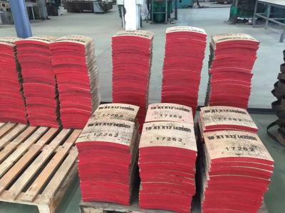China High Performan Woven Brake Block Material Brake Pads Friction Linings Woven Brake Pad Te koop
