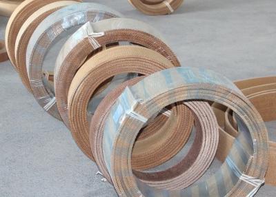 China Overhead Crane Brake Roll Lining High Tenacity With Brass Wire Inside for sale