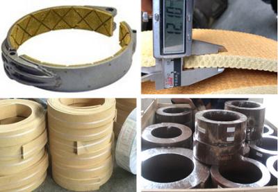 China Rubber Based Brake Band Lining Non Asbestos Woven Brake Lining Woven Brake Band Lining for sale