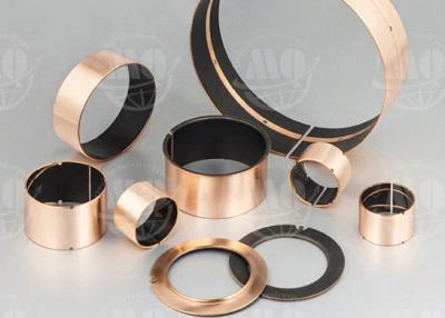 China Bronze Backing Oil Free Graphite Impregnated Bushings Customised Material for sale