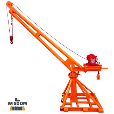 China 1000kg Lift Mini Cranes Portable 360 Degree For Construction for sale