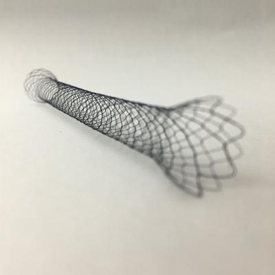 China Non Vascular Nitinol PTCD Biliary Stent Full Silicone Covered With Delivery System for sale