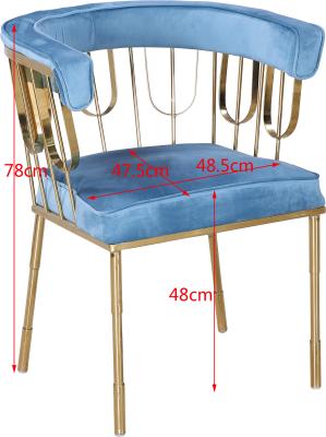 China High Density Sponge Cushion 78cm Modern Dining Chairs for sale